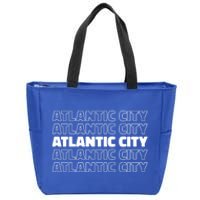 Us American City Resident Usa New Jersey Atlantic City Gift Zip Tote Bag