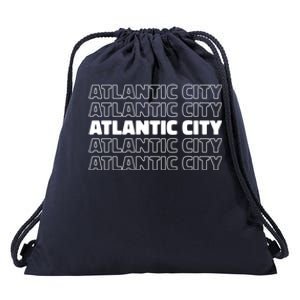 Us American City Resident Usa New Jersey Atlantic City Gift Drawstring Bag