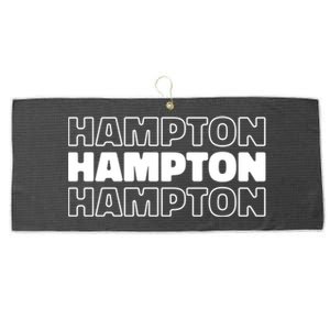 Us American City Usa Resident Virginia Hampton Great Gift Large Microfiber Waffle Golf Towel