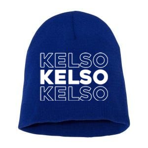 Us American City Usa Resident Washington Kelso Funny Gift Short Acrylic Beanie