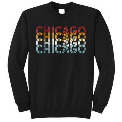 Us American City 70S Retro Usa Vintage Chicago Sweatshirt