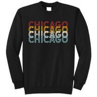 Us American City 70S Retro Usa Vintage Chicago Tall Sweatshirt