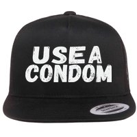 Use A Condom Flat Bill Trucker Hat