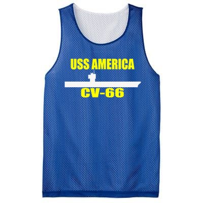 Uss America Cvgift66 Aircraft Carrier Sailor Veterans Day Gift Mesh Reversible Basketball Jersey Tank