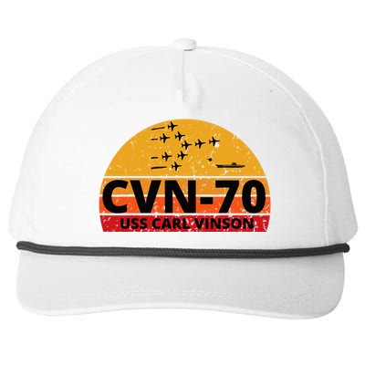 US Aircraft Carrier CVN-70 USS Carl Vinson Snapback Five-Panel Rope Hat