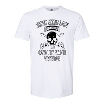 U.S. Army Cavalry Scout Veteran (Back Design) Softstyle CVC T-Shirt