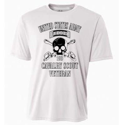 U.S. Army Cavalry Scout Veteran (Back Design) Cooling Performance Crew T-Shirt