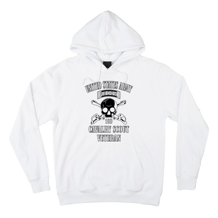 U.S. Army Cavalry Scout Veteran (Back Design) Hoodie