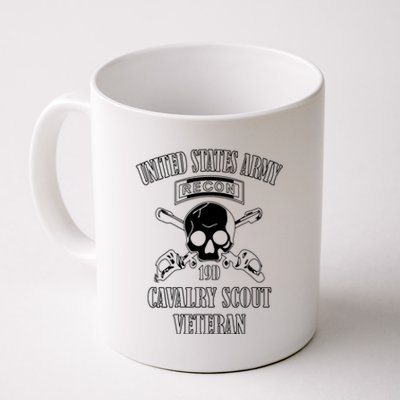 U.S. Army Cavalry Scout Veteran (Back Design) Coffee Mug