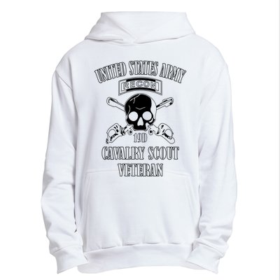 U.S. Army Cavalry Scout Veteran (Back Design) Urban Pullover Hoodie