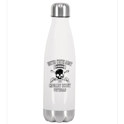 U.S. Army Cavalry Scout Veteran (Back Design) Stainless Steel Insulated Water Bottle