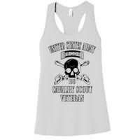 U.S. Army Cavalry Scout Veteran (Back Design) Women's Racerback Tank