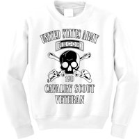 U.S. Army Cavalry Scout Veteran (Back Design) Kids Sweatshirt