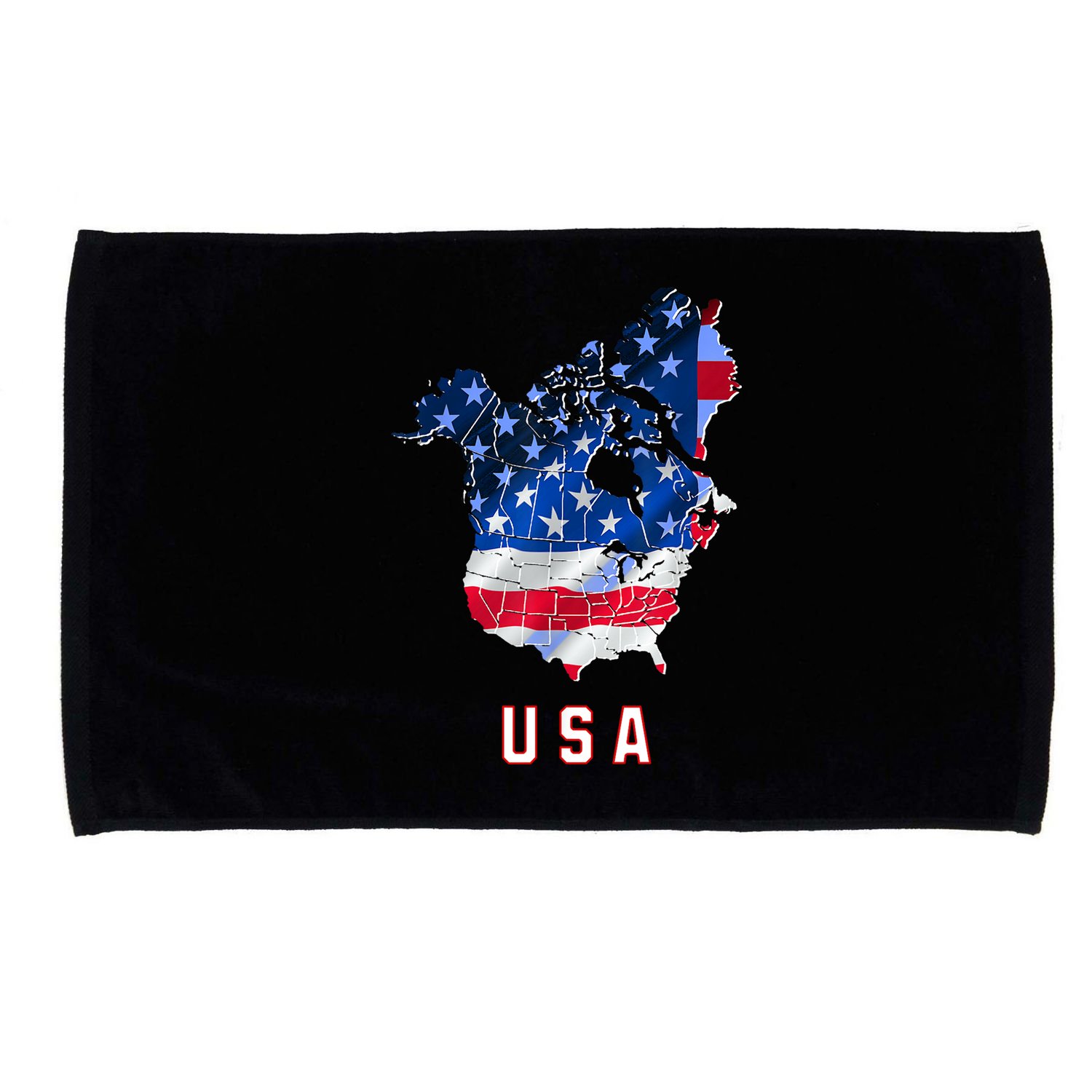 Usa And Canada Map Annex Canada 51st State Trump Greenland Microfiber Hand Towel