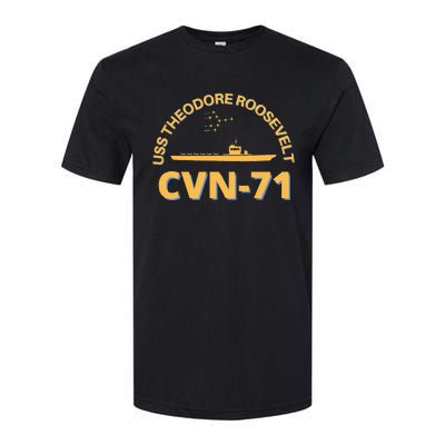 Us Aircraft Carrier Cvn71 Uss Theodore Roosevelt Softstyle CVC T-Shirt