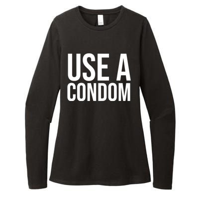 Use A Condom Womens CVC Long Sleeve Shirt