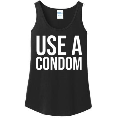 Use A Condom Ladies Essential Tank