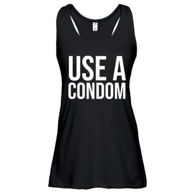 Use A Condom Ladies Essential Flowy Tank