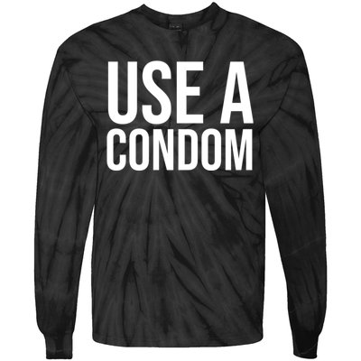 Use A Condom Tie-Dye Long Sleeve Shirt