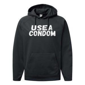 Use A Condom Performance Fleece Hoodie