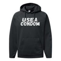 Use A Condom Performance Fleece Hoodie