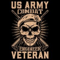 US Army Combat Engineer Veteran Memories Day Drawstring Bag