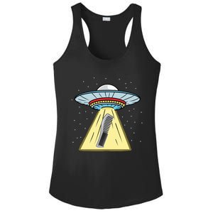 Ufo Abduction Comb Hairstylist Cool Gift Ladies PosiCharge Competitor Racerback Tank