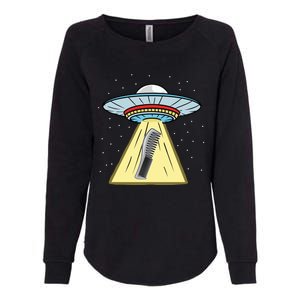 Ufo Abduction Comb Hairstylist Cool Gift Womens California Wash Sweatshirt