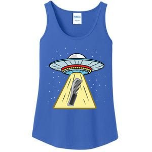 Ufo Abduction Comb Hairstylist Cool Gift Ladies Essential Tank