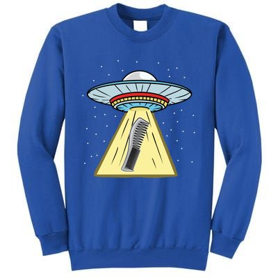 Ufo Abduction Comb Hairstylist Cool Gift Tall Sweatshirt