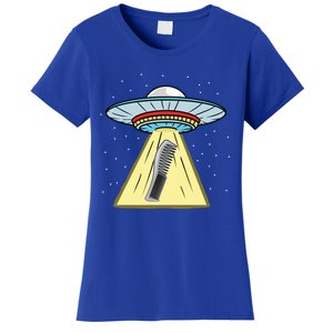 Ufo Abduction Comb Hairstylist Cool Gift Women's T-Shirt