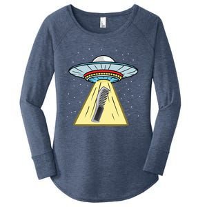 Ufo Abduction Comb Hairstylist Cool Gift Women's Perfect Tri Tunic Long Sleeve Shirt