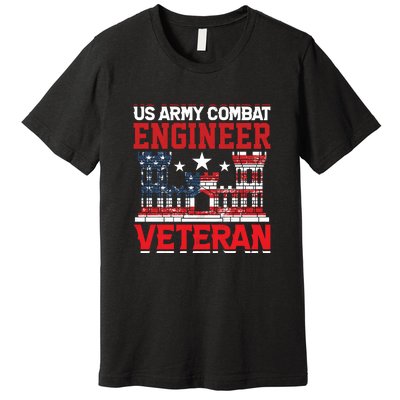 US Army Combat Engineer Veteran Gift Premium T-Shirt