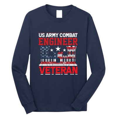 US Army Combat Engineer Veteran Gift Long Sleeve Shirt