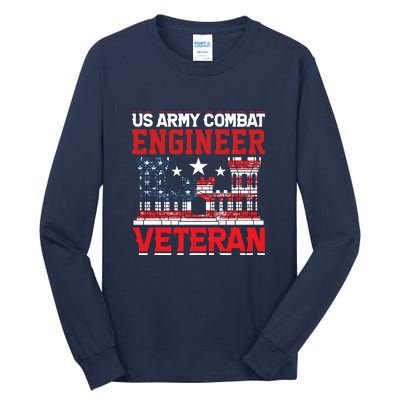 US Army Combat Engineer Veteran Gift Tall Long Sleeve T-Shirt