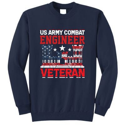 US Army Combat Engineer Veteran Gift Tall Sweatshirt