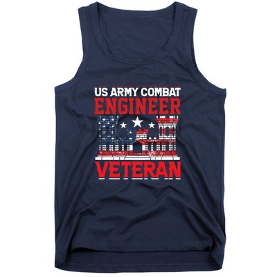 US Army Combat Engineer Veteran Gift Tank Top