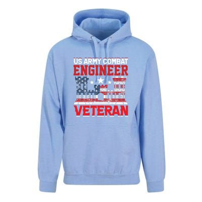 US Army Combat Engineer Veteran Gift Unisex Surf Hoodie