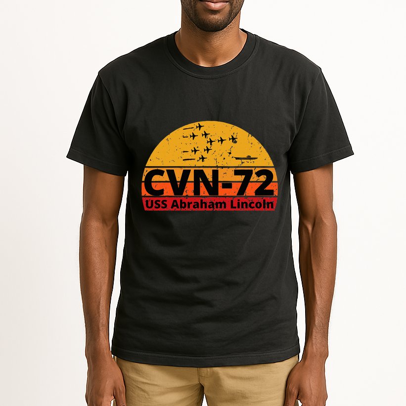 Us Aircraft Carrier Cvn72 Uss Abraham Lincoln Tall T-Shirt