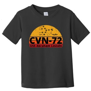 Us Aircraft Carrier Cvn72 Uss Abraham Lincoln Toddler T-Shirt