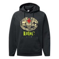 U.S. Army Combat Medic Veteran Medical Military Veterans Day Performance Fleece Hoodie