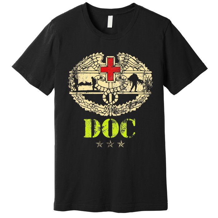 U.S. Army Combat Medic Veteran Medical Military Veterans Day Premium T-Shirt