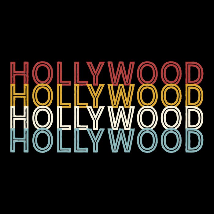 Us American City 70S Retro Usa Vintage Hollywood Backpack