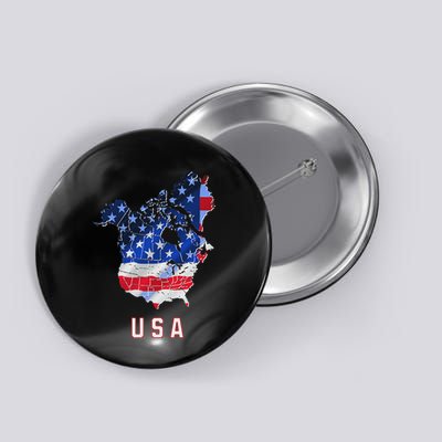 Usa And Canada Map Annex Canada 51st State Trump Greenland Button