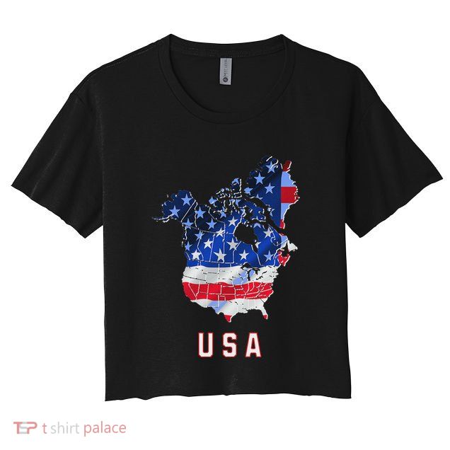 Usa And Canada Map Annex Canada 51st State Trump Greenland Crop Top
