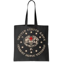 U.S Army Combat Medic Veteran Medical Military Flag Vintage Tote Bag