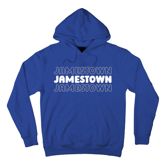 Us American City Resident Usa New York Jamestown Funny Gift Hoodie