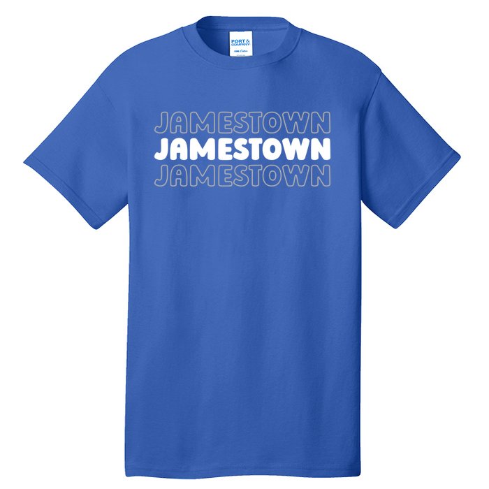 Us American City Resident Usa New York Jamestown Funny Gift Tall T-Shirt