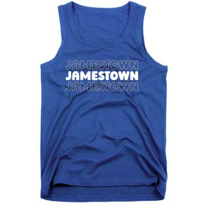 Us American City Resident Usa New York Jamestown Funny Gift Tank Top