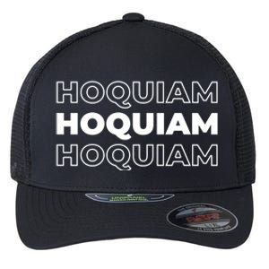 Us American City Usa Resident Washington Hoquiam Gift Flexfit Unipanel Trucker Cap